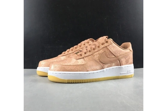 Clot CJ5290-600 Low Air Silk Rose  Force 1 Gold 0312